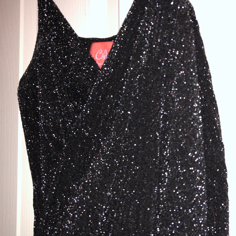 Sparkly black jumpsuit
